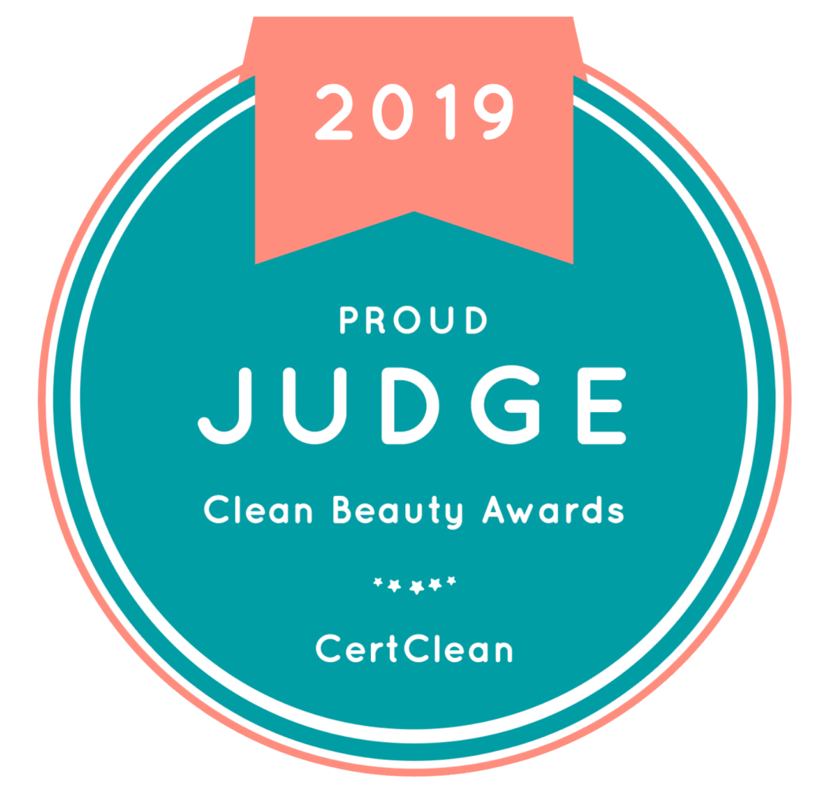 Proud Judge of Cert Clean Clean Beauty Awards for the second year in the row