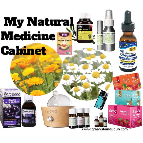 Natural and organic medicine cabinet