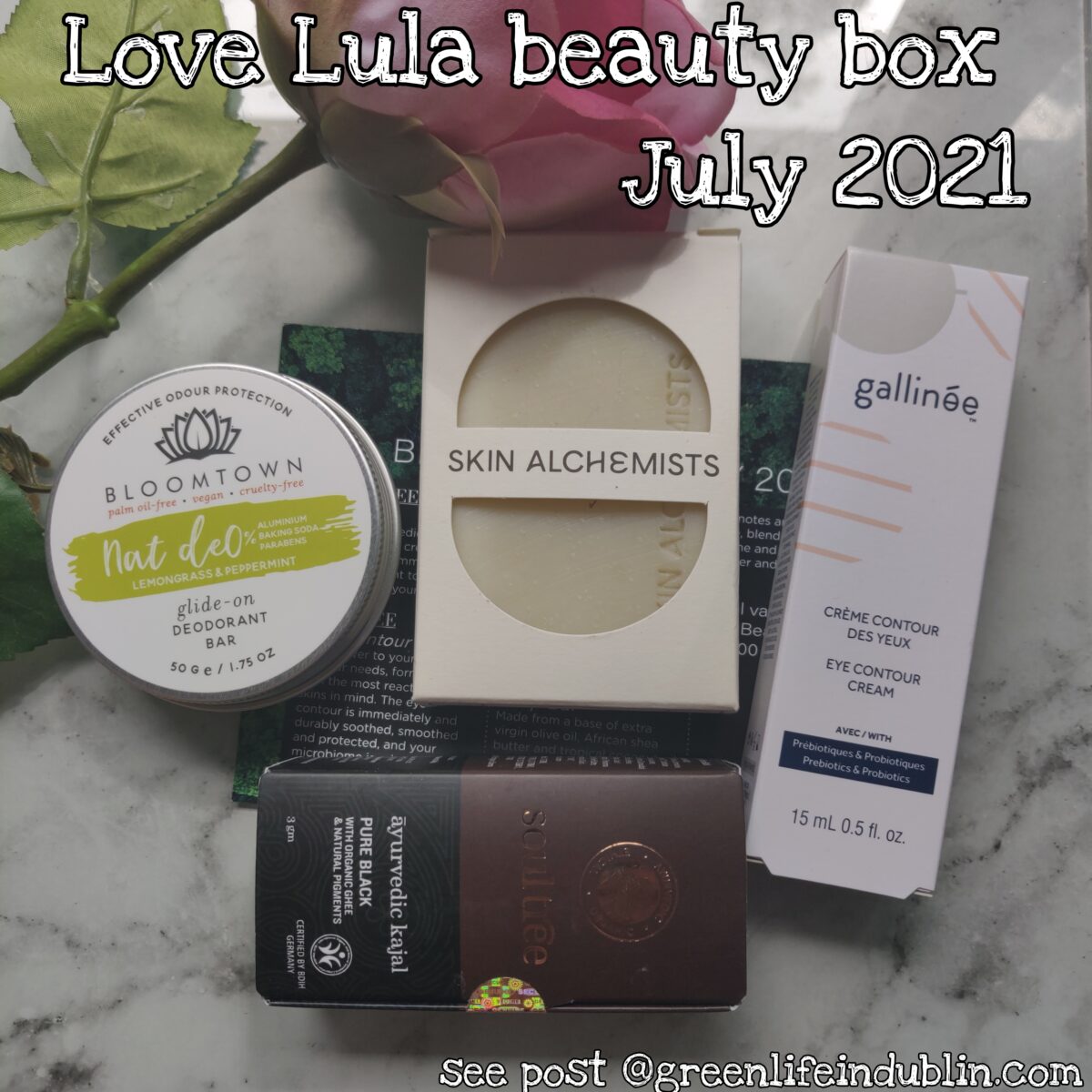 Love Lula July 2021 Beauty Box reveal - Green Life In Dublin - AD