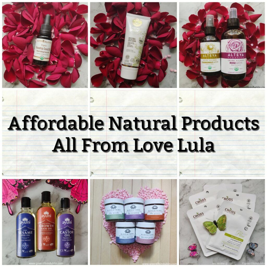 Affordable natural products - all from Love Lula