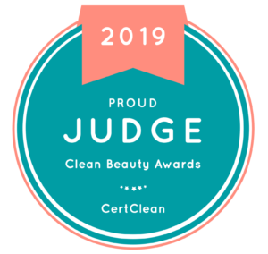 Proud Judge of Cert Clean Clean Beauty Awards for the second year in the row