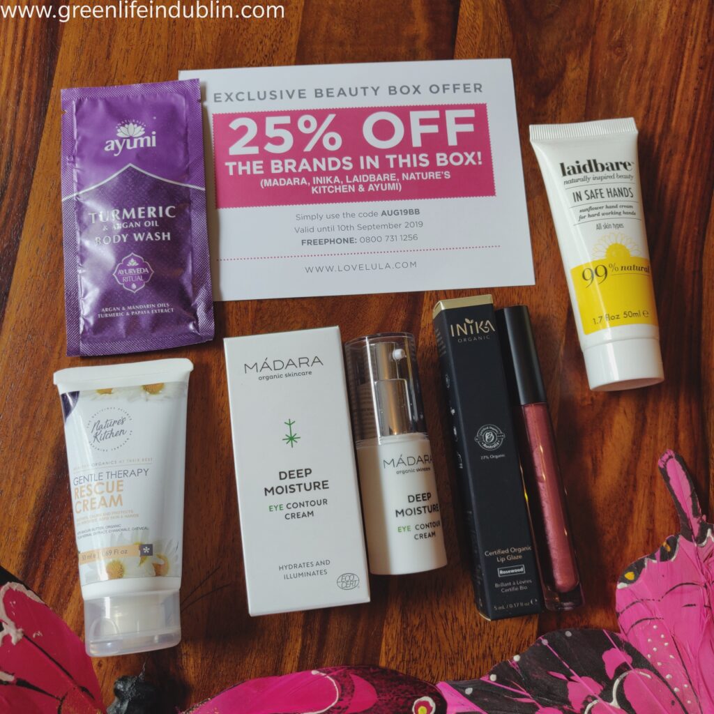 Love Lula Beauty Box August 2019 