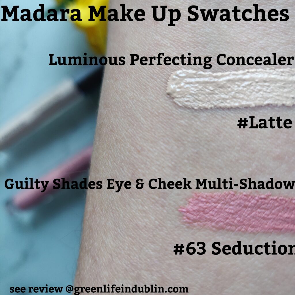 Madara make up swatches & review