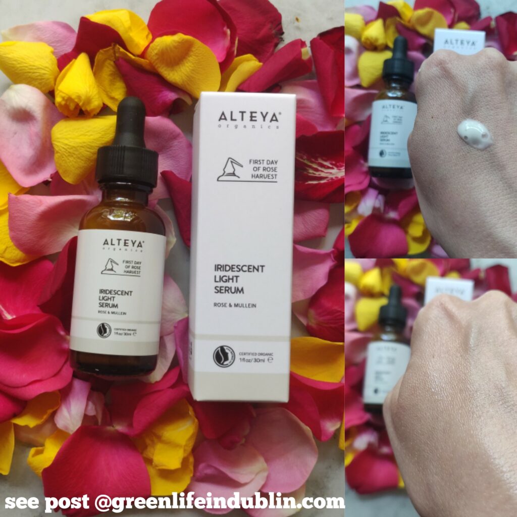 Alteya Certified Organic Iridescent Light Serum Rose & Mullein