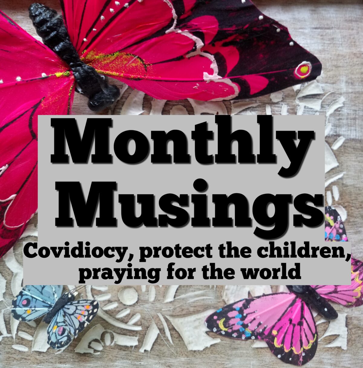 Monthly Musings – Covidiocy, protect the children, praying for the world