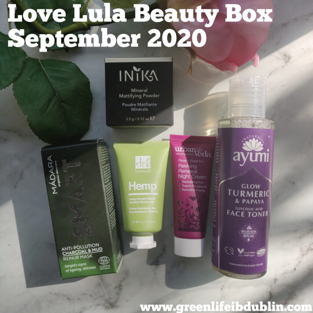 Love Lula Beauty Box September 2020