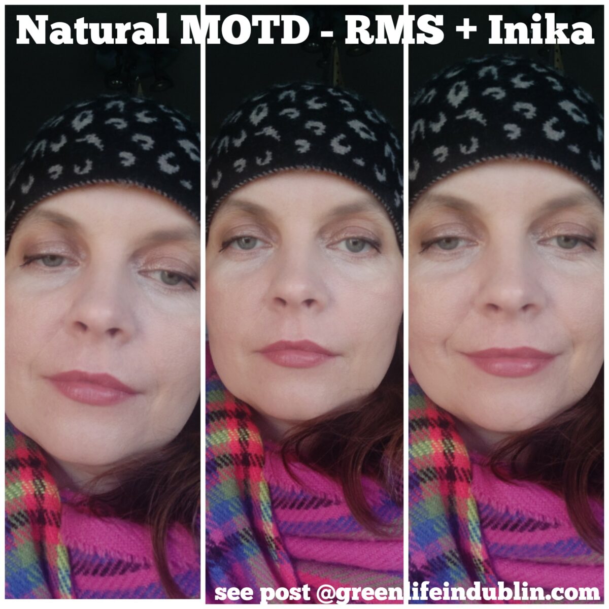 Natural MOTD using RMS Beauty & Inika – Green Life In Dublin