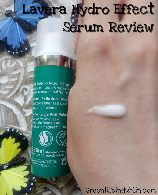 Lavera Hydro Effect Serum Texture & Review - Green Life In Dublin