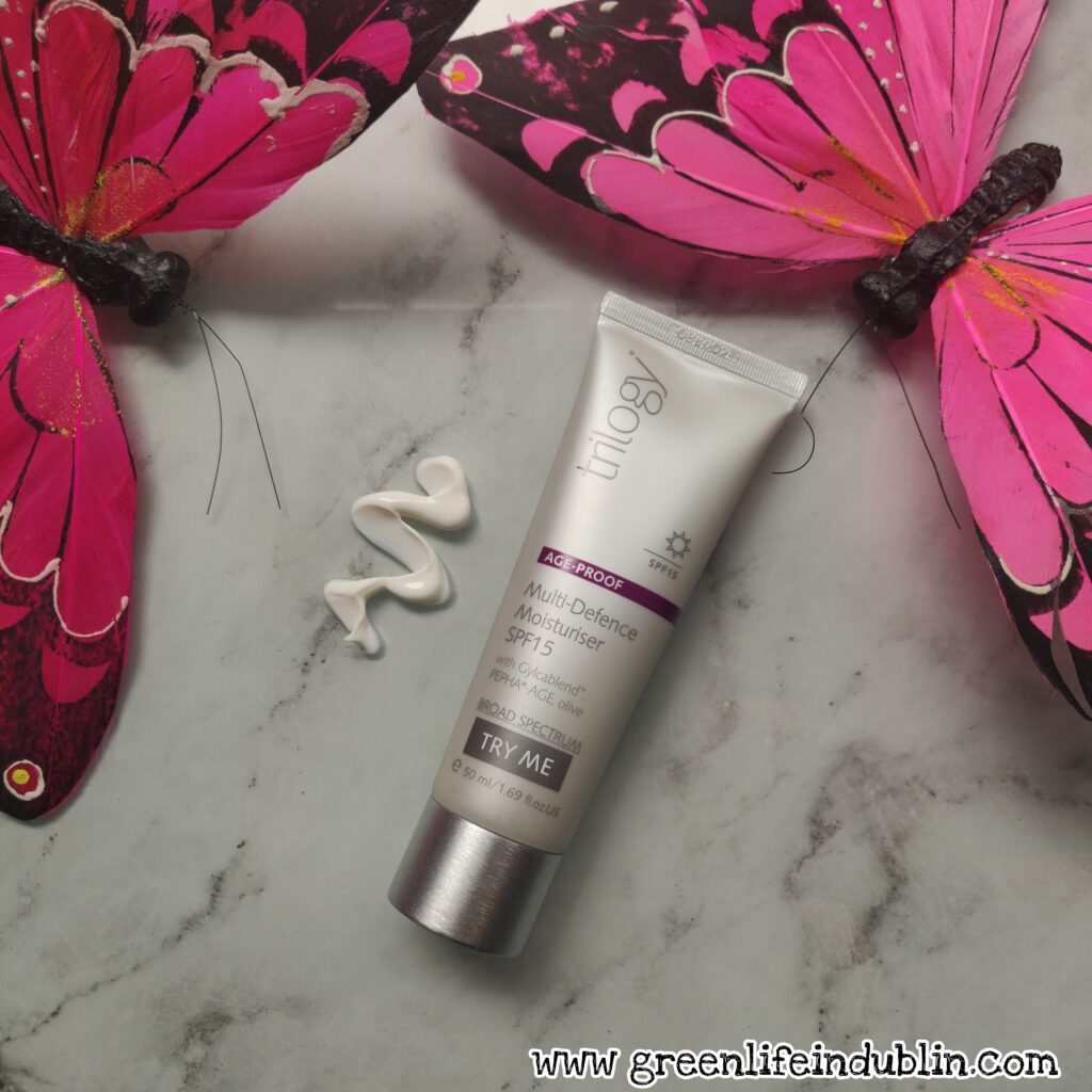 Trilogy Multi-Shield Moisturiser SPF15 review - Green Life In Dublin