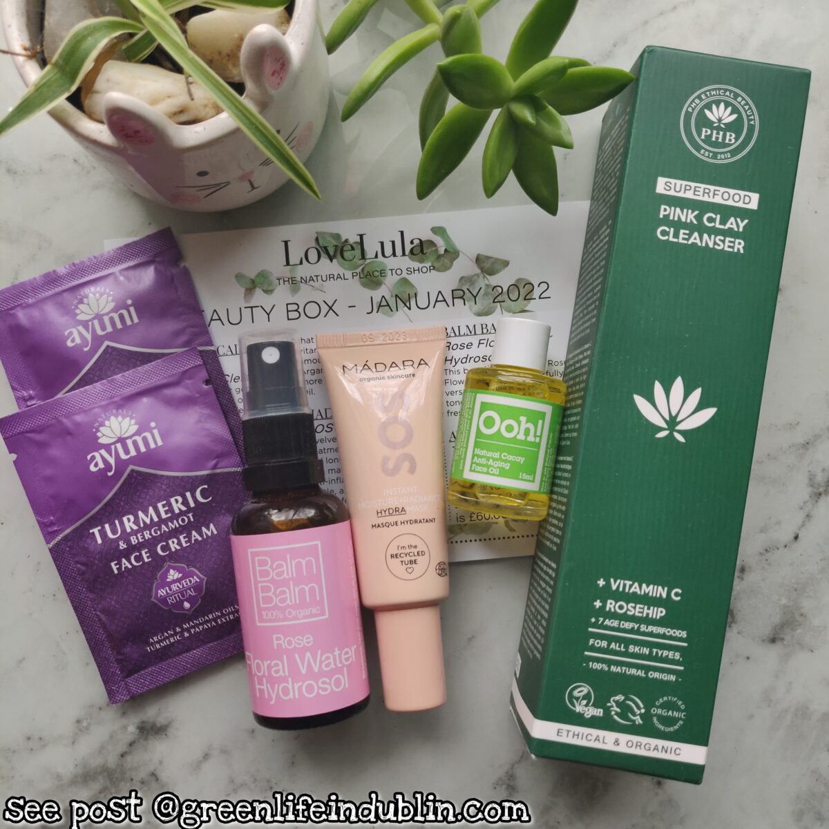 Love Lula Beauty Box January 2022 – AD – Green Life In Dublin