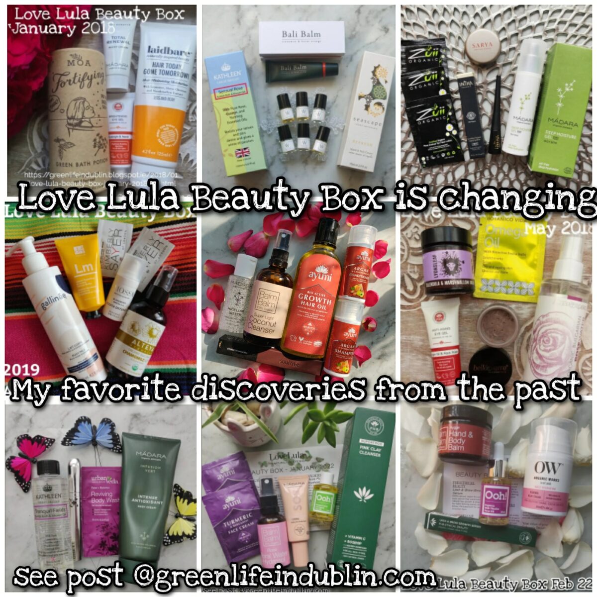 Love Lula Beauty Box is changing & my favourite discoveries from it - Green Life In Dublin