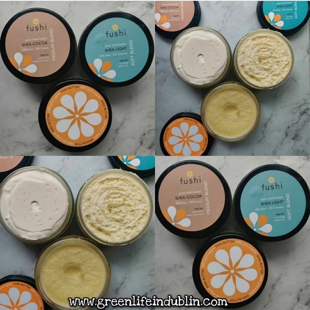 Green Life In Dublin Loves Fushi Wellbeing Shea Butters