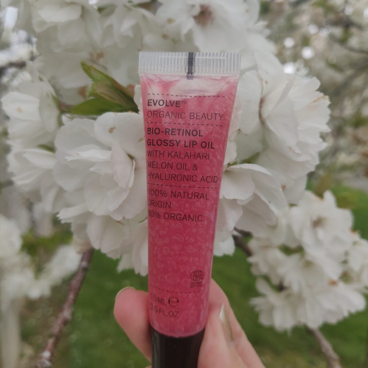 Evolve Organic Beauty Bio Retinol Glossy Lip Oil first impressions review - Green Life In Dublin